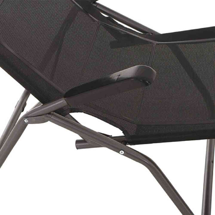 SIENA GARDEN Anco Kippliege anthrazit / schwarz